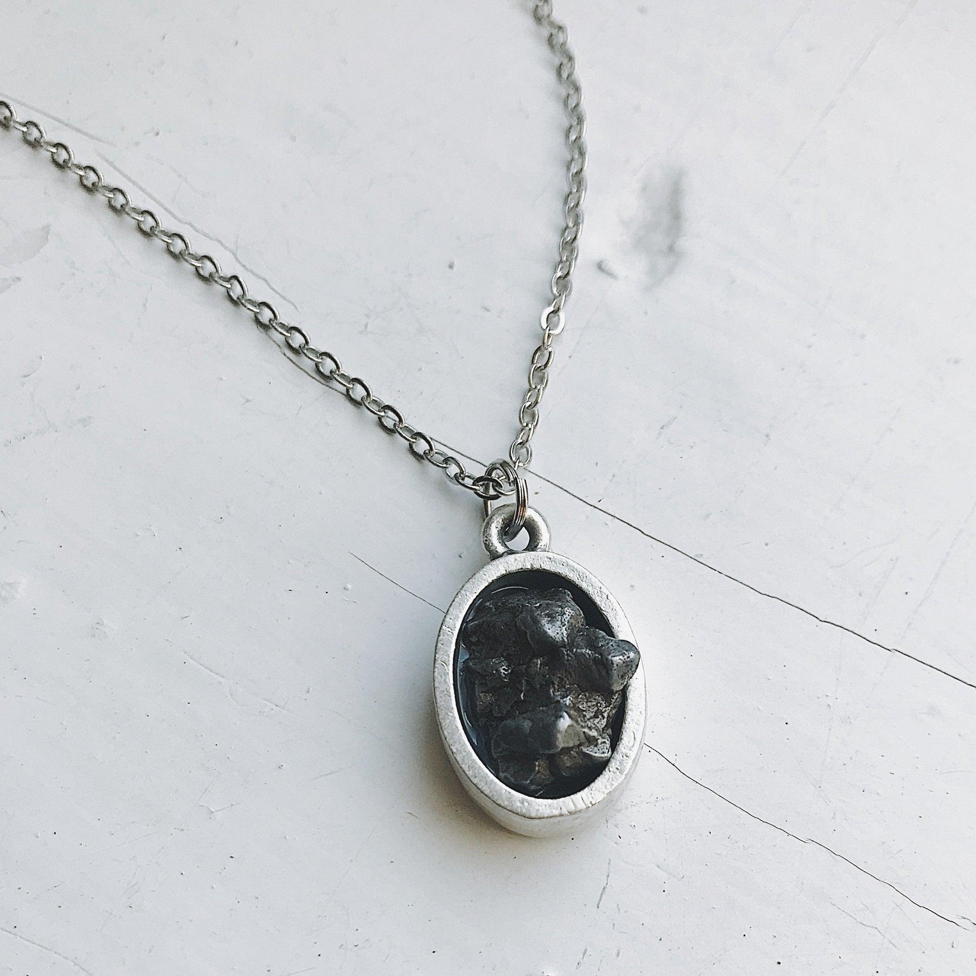 meteorite necklace , perfect gift , present