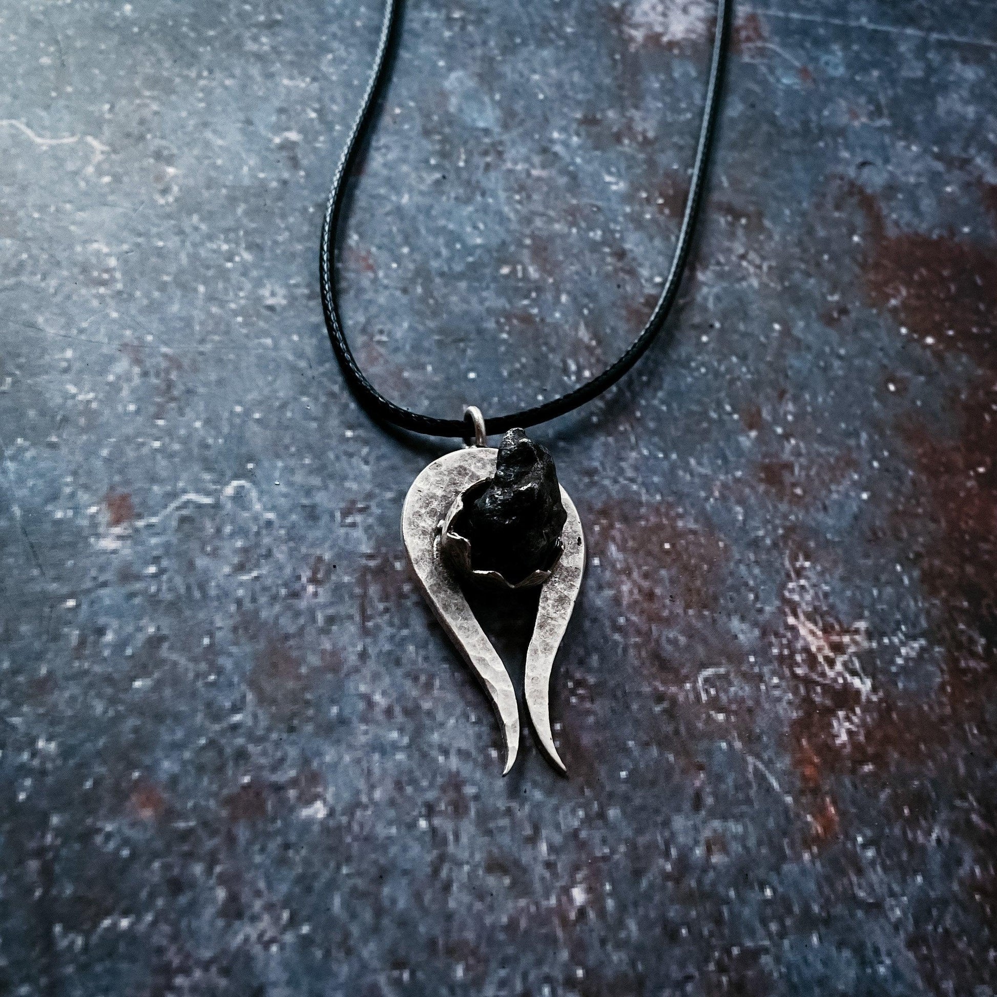 meteorite necklace , perfect gift , present