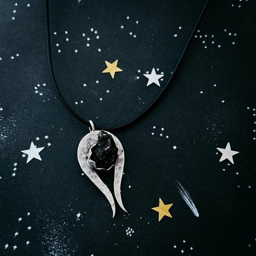 meteorite necklace , perfect gift , present